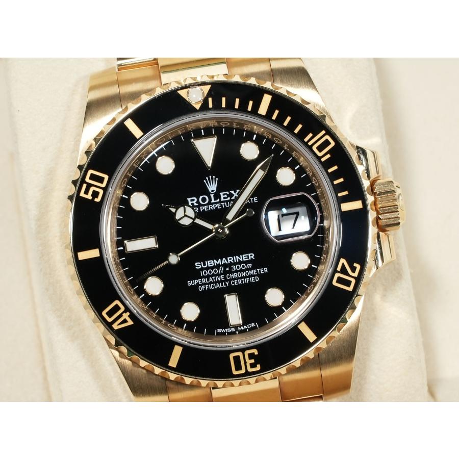 ロレックス サブマリーナー デイト Ref.116618LN イエローゴールド ブラック文字盤 | サブマリーナー | 02