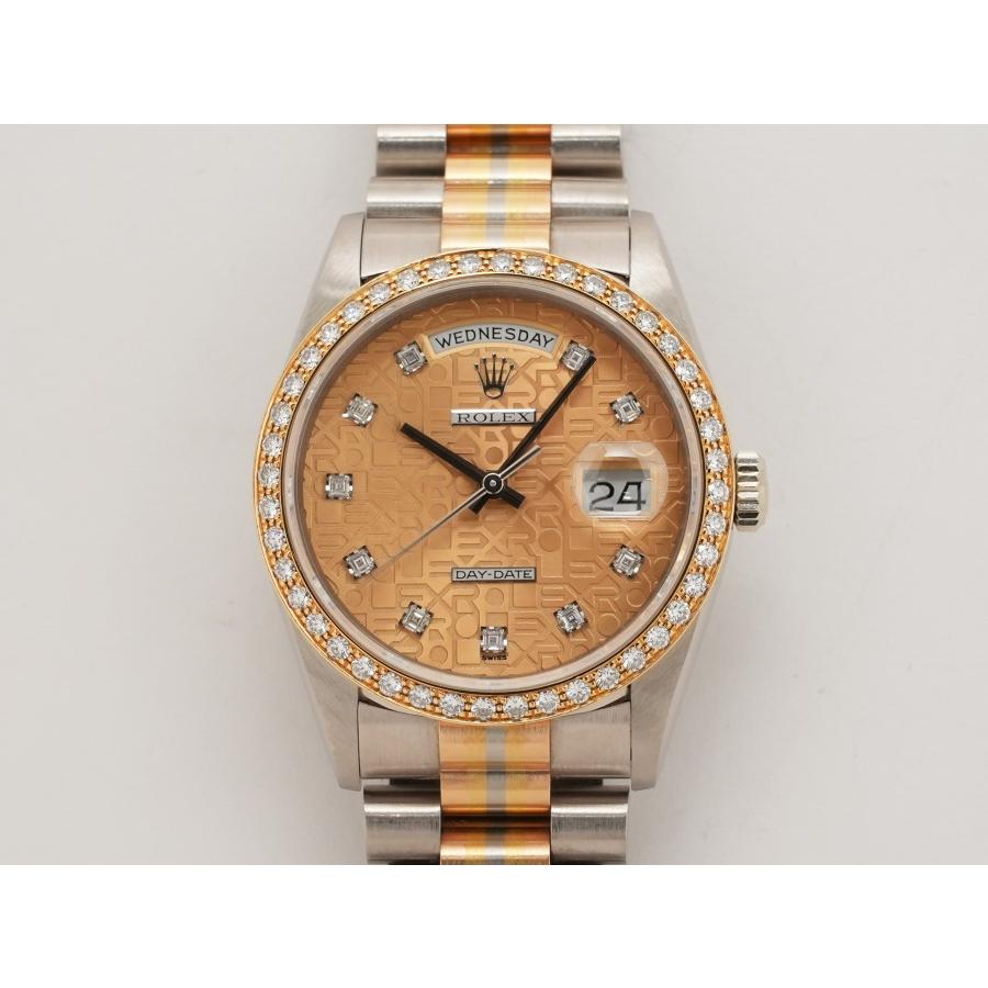 ロレックス デイデイト36 Ref.18349G BIC YG/PG/WG ホリコンピューター（10Pダイヤ）文字盤 | デイデイト | 01