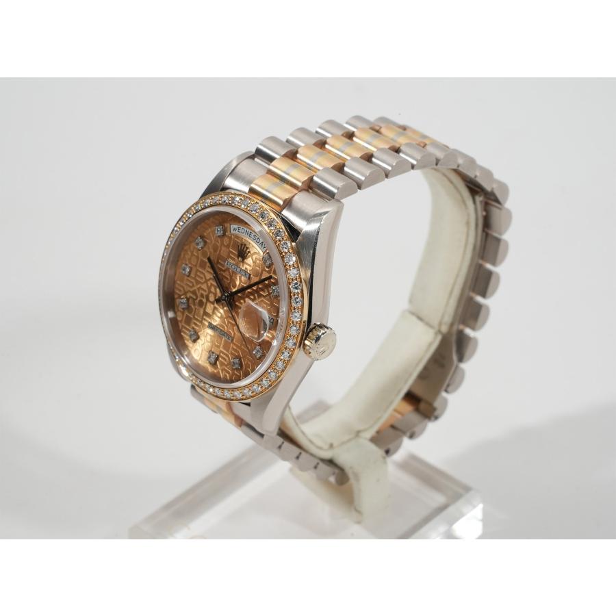 ロレックス デイデイト36 Ref.18349G BIC YG/PG/WG ホリコンピューター（10Pダイヤ）文字盤 | デイデイト | 03