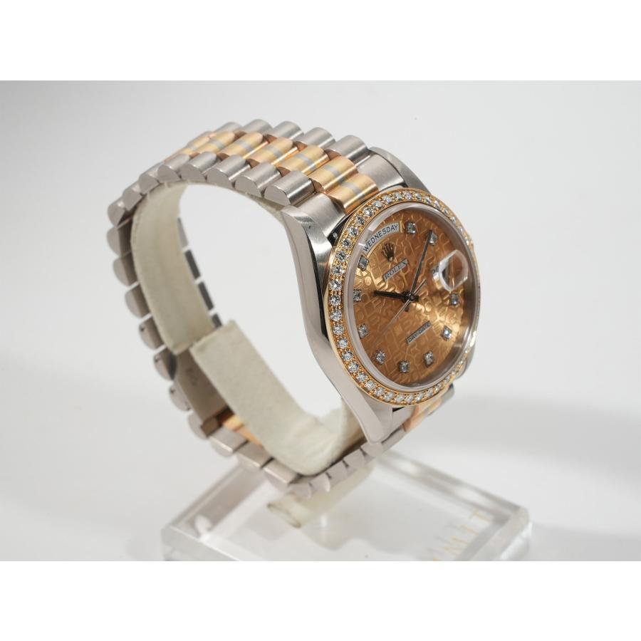 ロレックス デイデイト36 Ref.18349G BIC YG/PG/WG ホリコンピューター（10Pダイヤ）文字盤 | デイデイト | 04