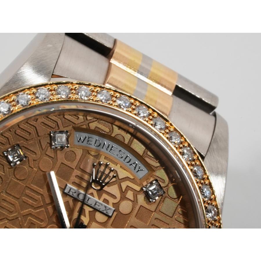 ロレックス デイデイト36 Ref.18349G BIC YG/PG/WG ホリコンピューター（10Pダイヤ）文字盤 | デイデイト | 09