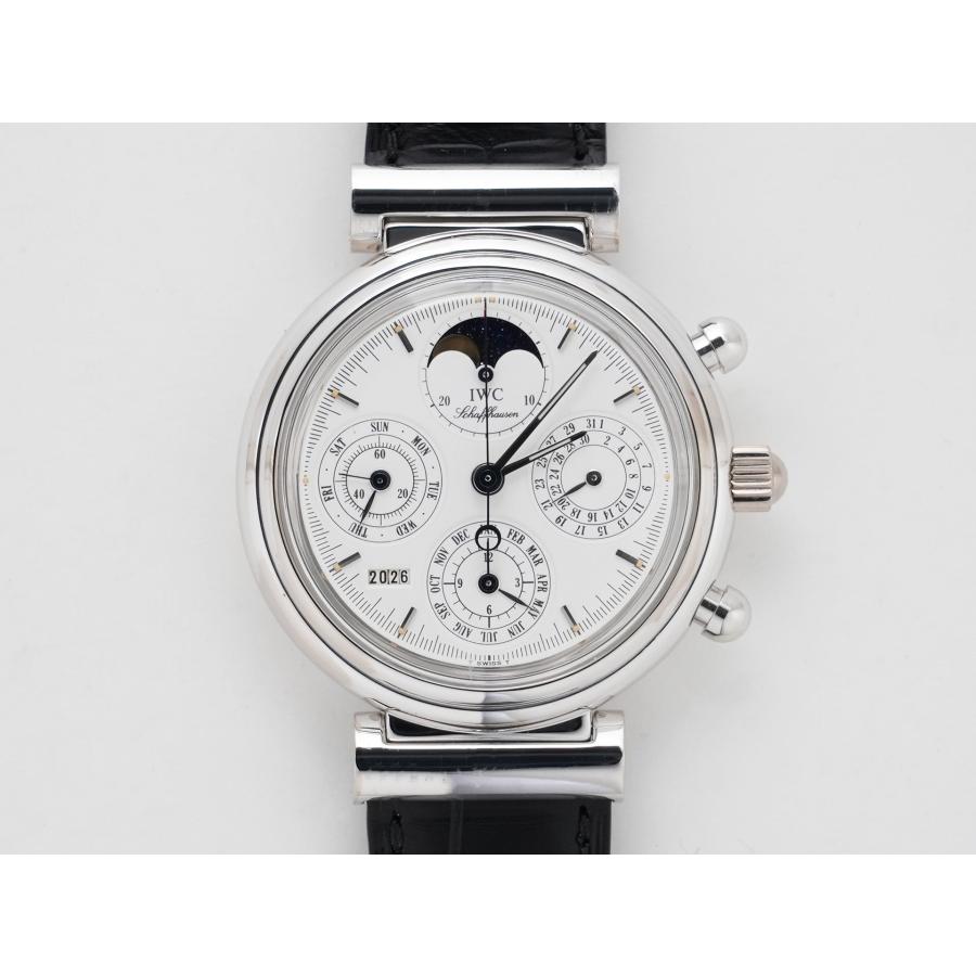 IWC ダ・ヴィンチ パーペチュアルカレンダー クロノグラフ Ref.IW3750 ホワイトゴールド ホワイト文字盤 | IWC SCHAFFHAUSEN | 01