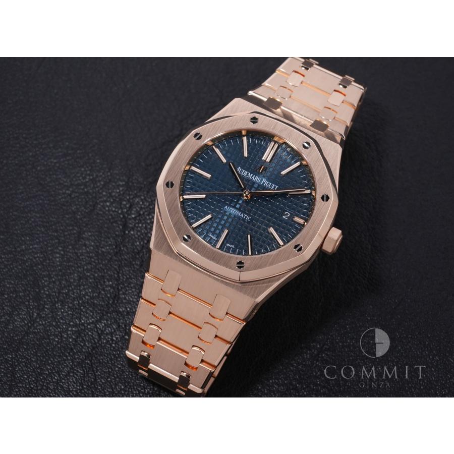 オーデマピゲ ロイヤルオーク Ref.15400OR.OO.1220OR.03 ピンクゴールド ブルー文字盤 | ロイヤルオーク | 10