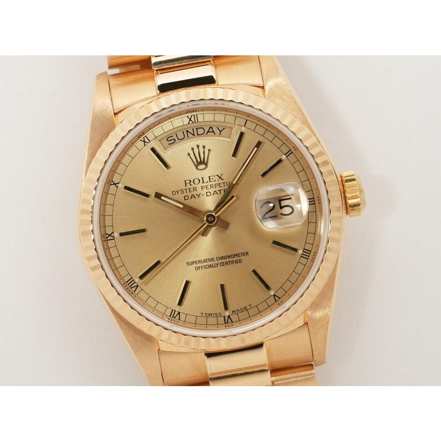 ロレックス デイデイト36 Ref.18038 イエローゴールド シャンパン文字盤 | デイデイト | 02