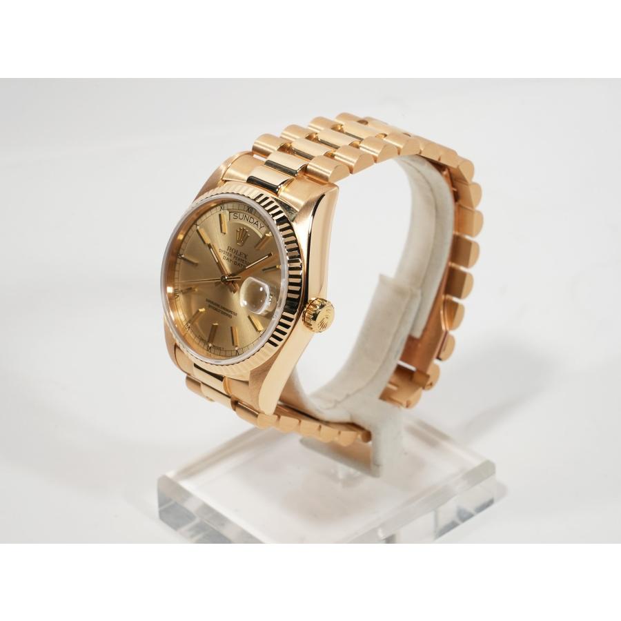 ロレックス デイデイト36 Ref.18038 イエローゴールド シャンパン文字盤 | デイデイト | 03