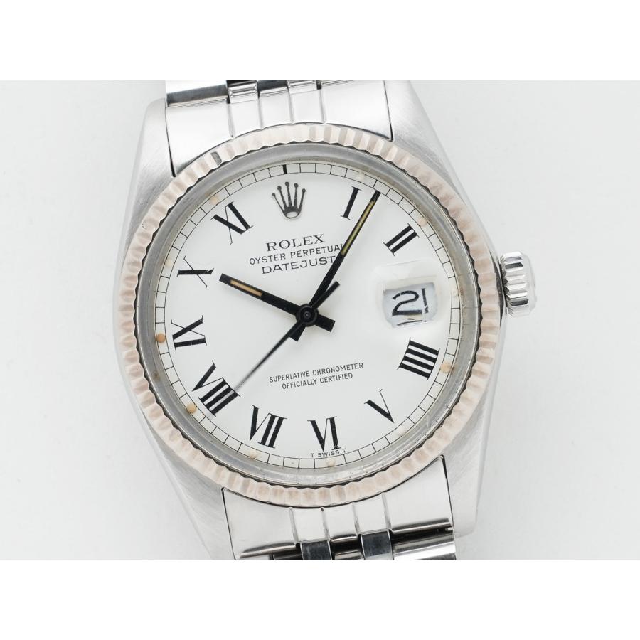 ロレックス デイトジャスト Ref.16014 ステンレススチール/ホワイトゴールド ホワイトバックリー文字盤 | デイトジャスト | 02