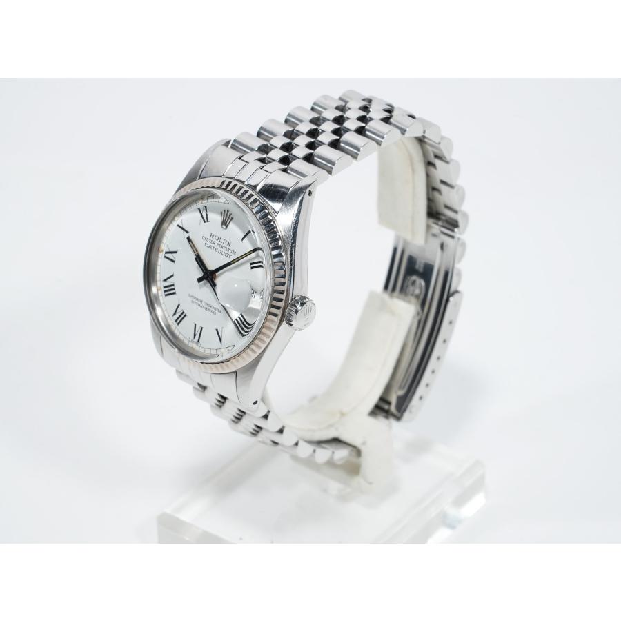 ロレックス デイトジャスト Ref.16014 ステンレススチール/ホワイトゴールド ホワイトバックリー文字盤 | デイトジャスト | 03