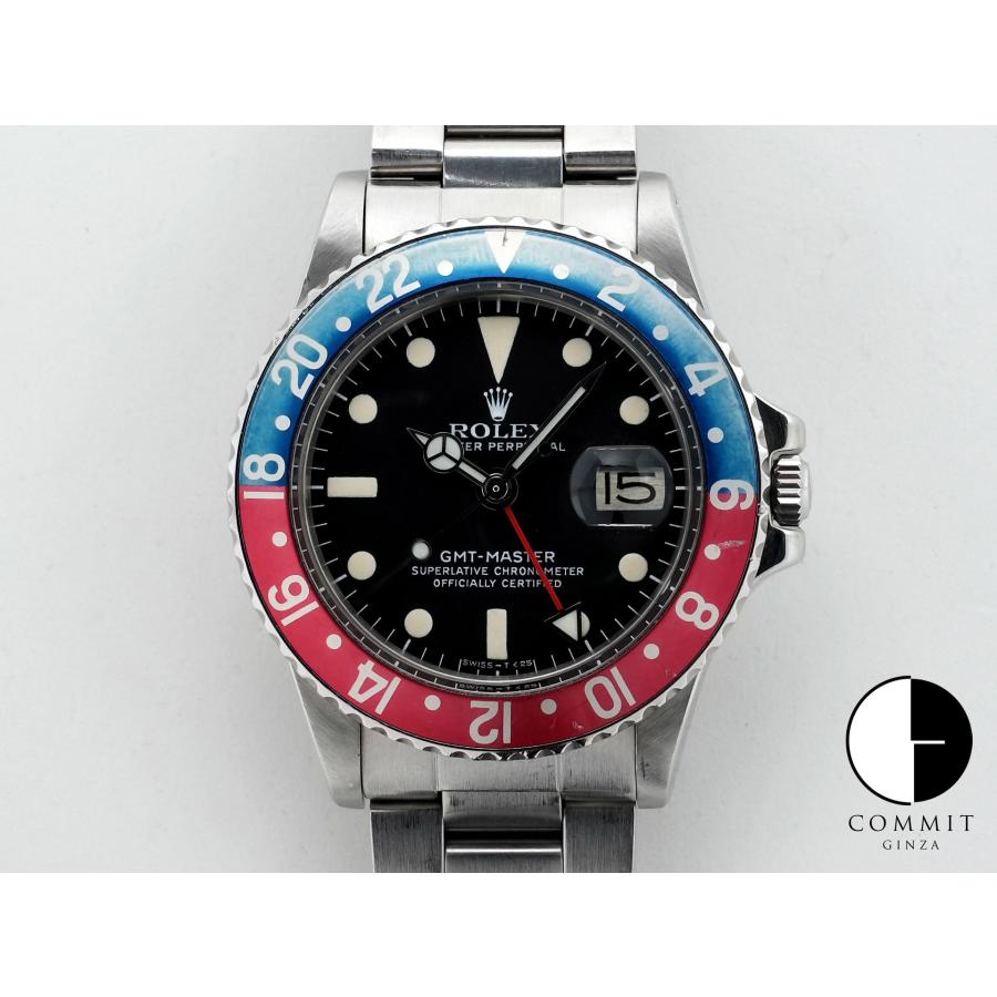 ロレックス GMTマスター Ref.1675 ステンレススチール ブラック文字盤 オイスターブレスレット | GMTマスター