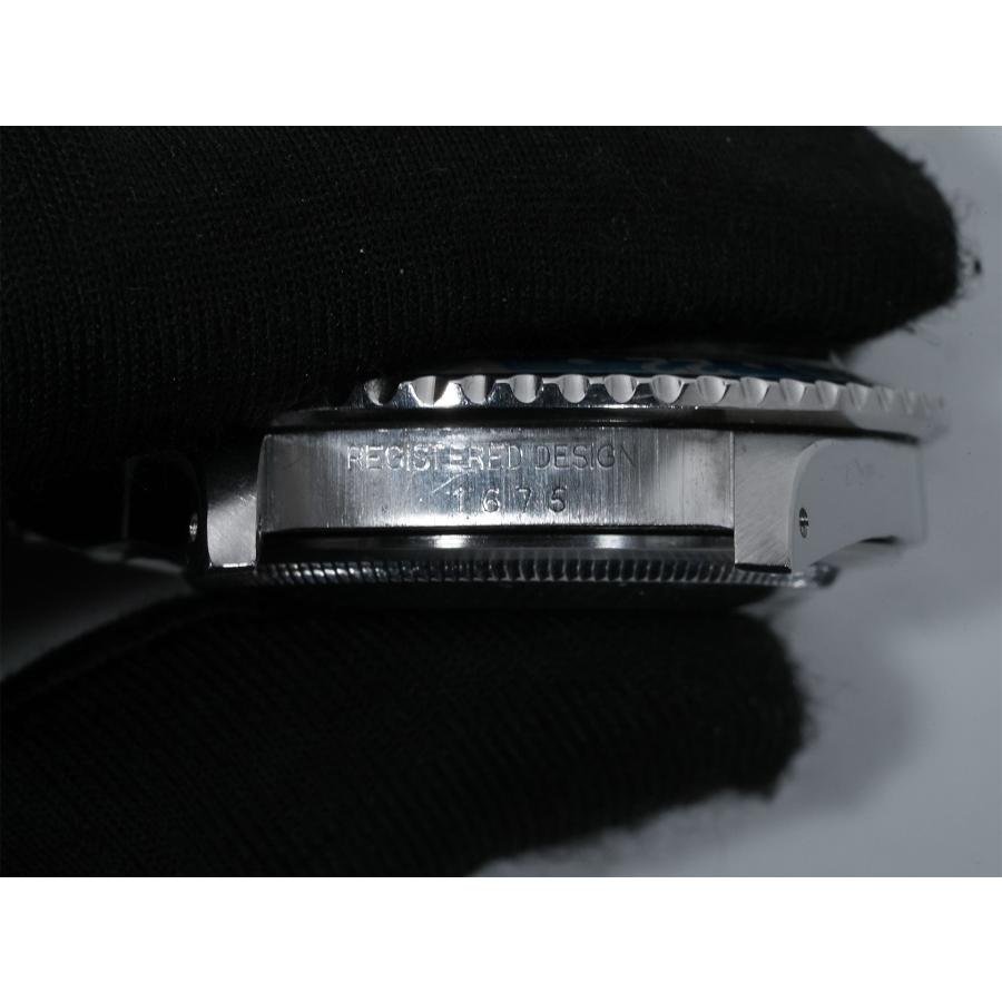 ロレックス GMTマスター Ref.1675 ステンレススチール ブラック文字盤 オイスターブレスレット | GMTマスター | 10