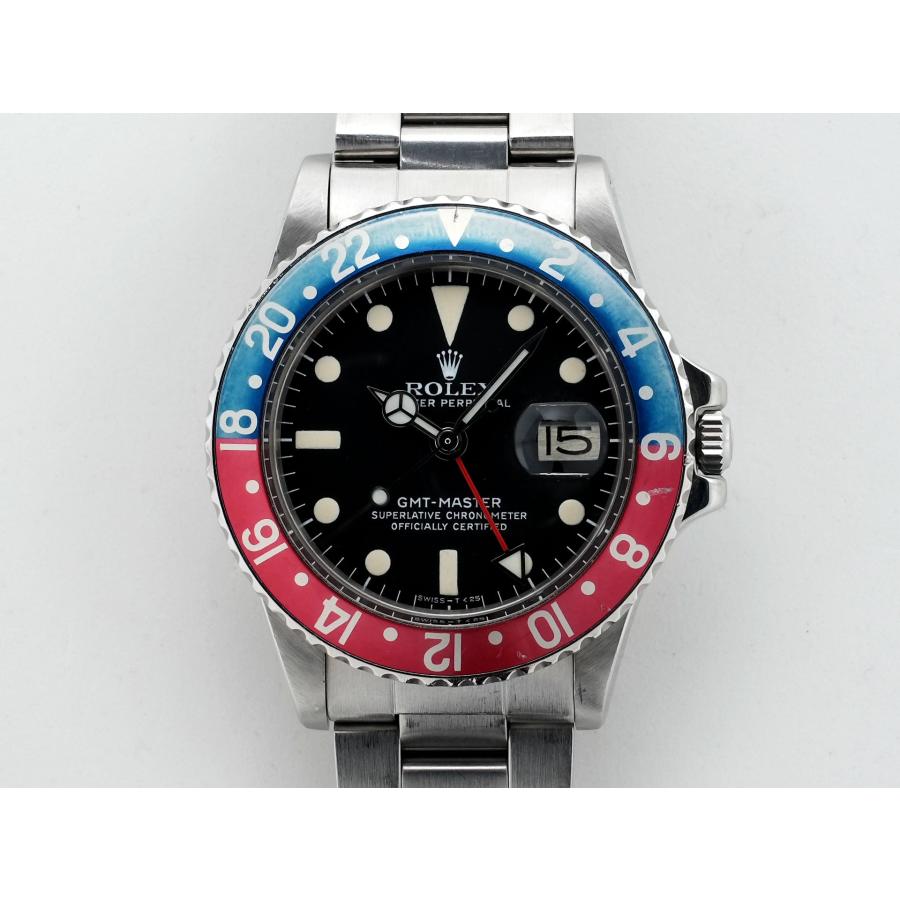 ロレックス GMTマスター Ref.1675 ステンレススチール ブラック文字盤 オイスターブレスレット | GMTマスター | 01
