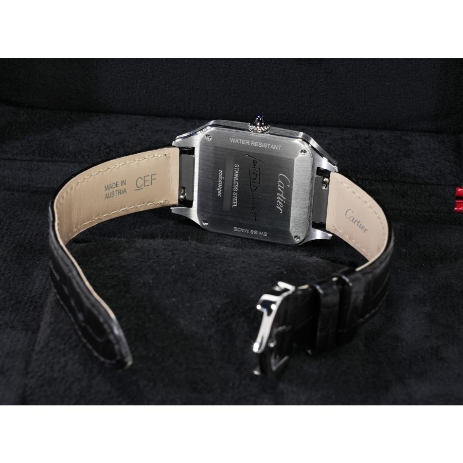 カルティエ サントス デュモン LM Ref.WSSA0046 ステンレススチール ブラック文字盤 | Cartier | 07