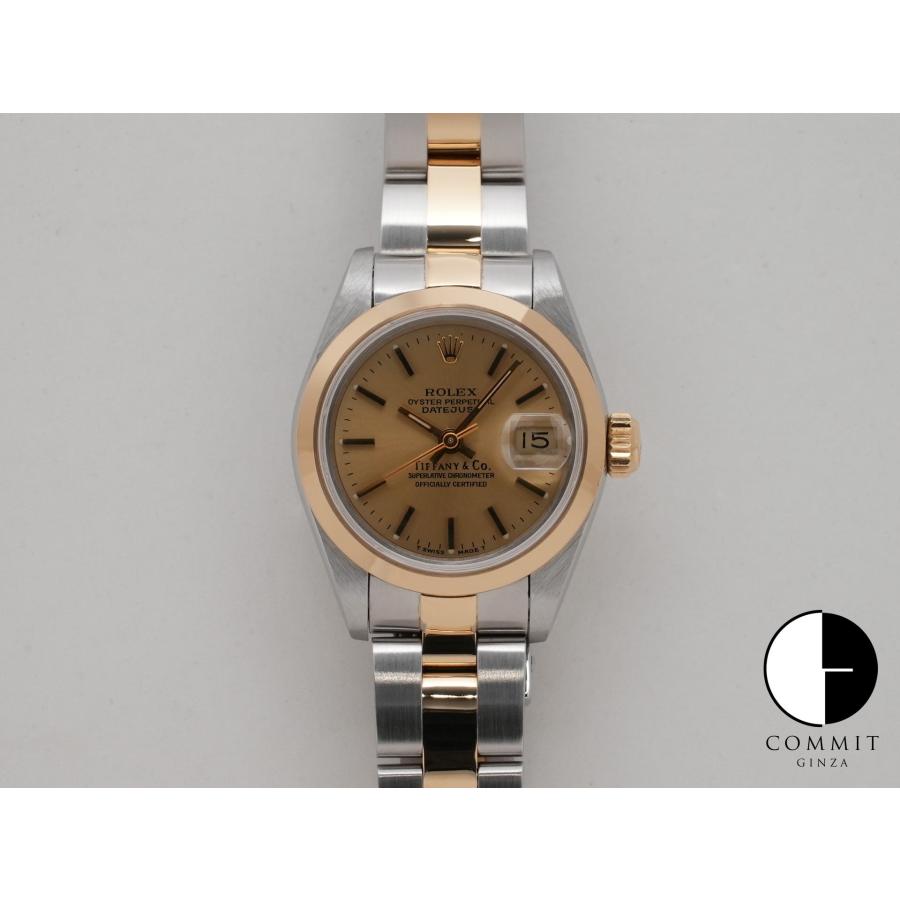ロレックス デイトジャスト TIFFANY＆Co. Ref.69163 SS/YG シャンパン文字盤 | デイトジャスト