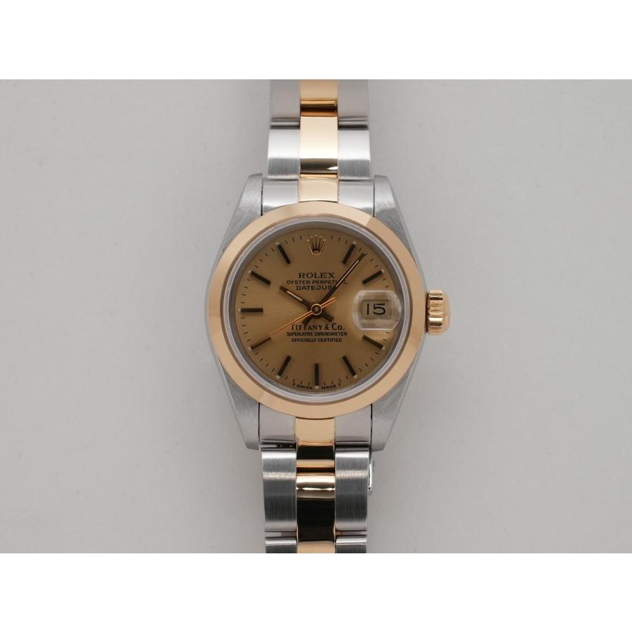 ロレックス デイトジャスト TIFFANY＆Co. Ref.69163 SS/YG シャンパン文字盤 | デイトジャスト | 01