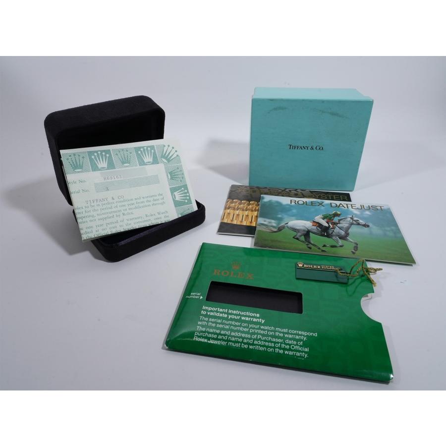 ロレックス デイトジャスト TIFFANY＆Co. Ref.69163 SS/YG シャンパン文字盤 | デイトジャスト | 09