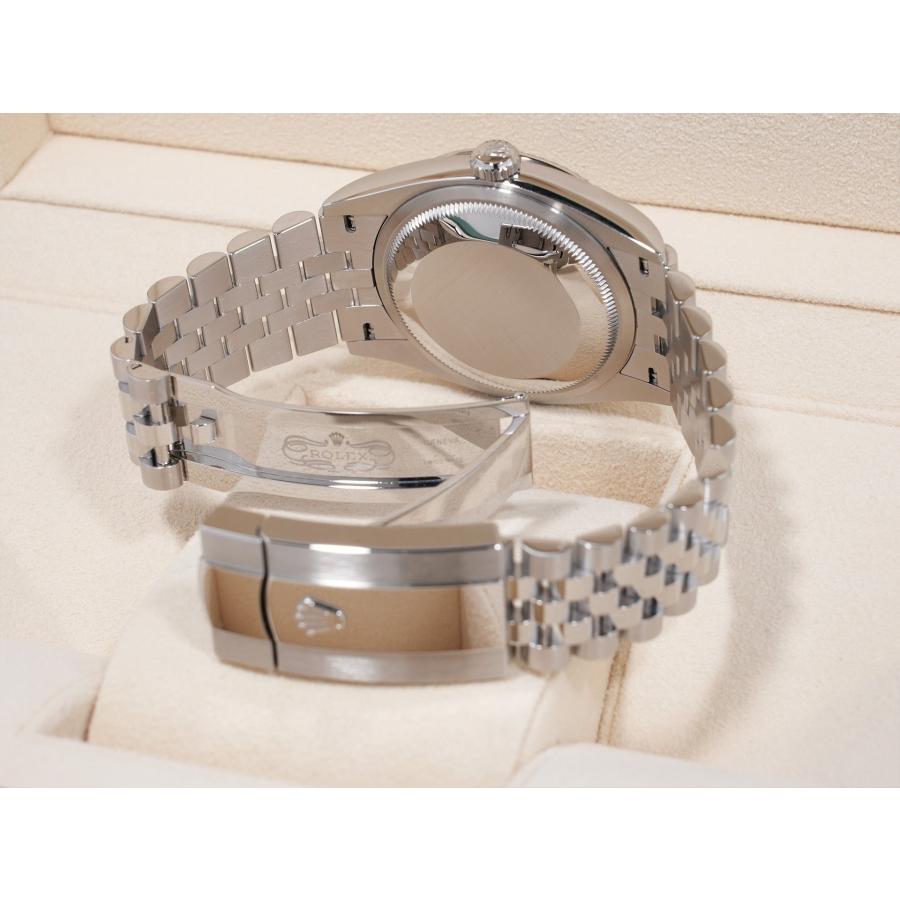 ロレックス デイトジャスト36 Ref.126234 ステンレススチール/ホワイトゴールド グリーンパーム文字盤 ジュビリーブレスレット | デイトジャスト | 07