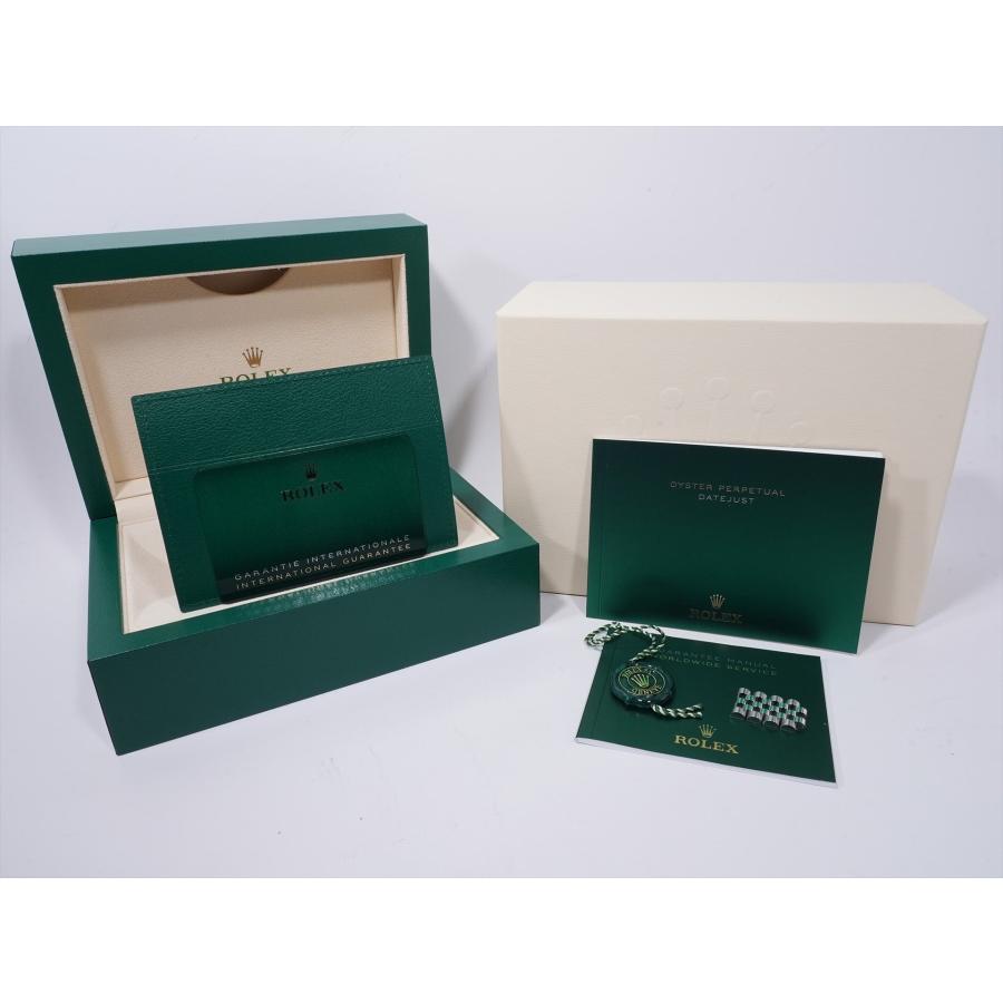 ロレックス デイトジャスト36 Ref.126234 ステンレススチール/ホワイトゴールド グリーンパーム文字盤 ジュビリーブレスレット | デイトジャスト | 09