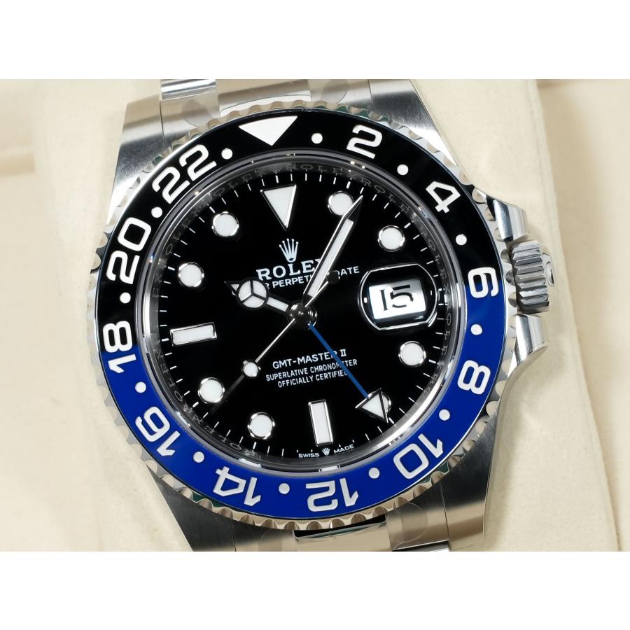 ロレックス GMTマスターII Ref.126710BLNR ステンレススチール ブラック文字盤 オイスターブレスレット | GMTマスター | 02
