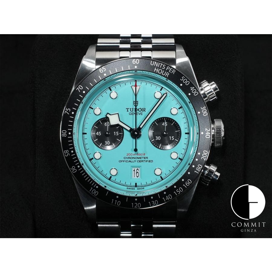 チューダー(チュードル) ブラックベイ クロノ Ref.79360N ステンレススチール フラミンゴブルー文字盤 | TUDOR