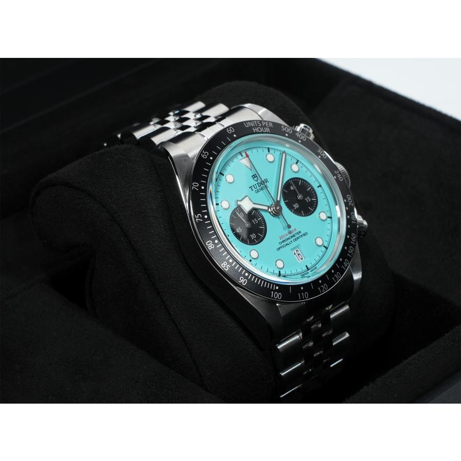 チューダー(チュードル) ブラックベイ クロノ Ref.79360N ステンレススチール フラミンゴブルー文字盤 | TUDOR | 04