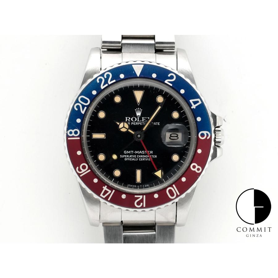 ロレックス GMTマスター Ref.16750 ステンレススチール ブラック文字盤 オイスターブレスレット | GMTマスター