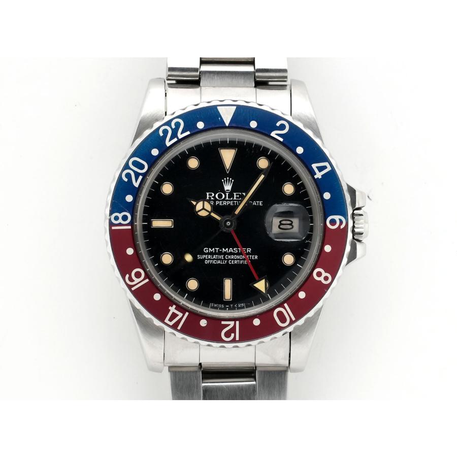 ロレックス GMTマスター Ref.16750 ステンレススチール ブラック文字盤 オイスターブレスレット | GMTマスター | 01