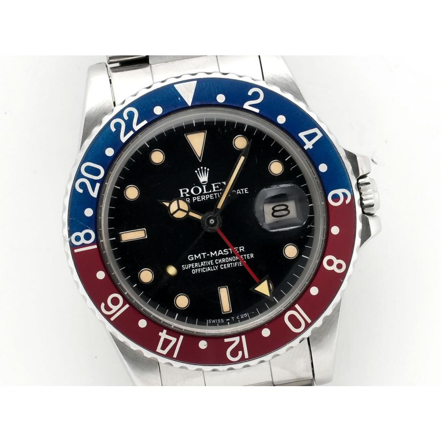 ロレックス GMTマスター Ref.16750 ステンレススチール ブラック文字盤 オイスターブレスレット | GMTマスター | 02