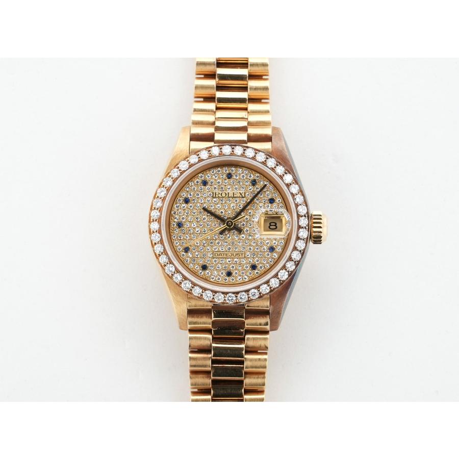 ロレックス デイトジャスト Ref.69138 イエローゴールド パヴェダイヤx11Pサファイア文字盤 | デイトジャスト | 01