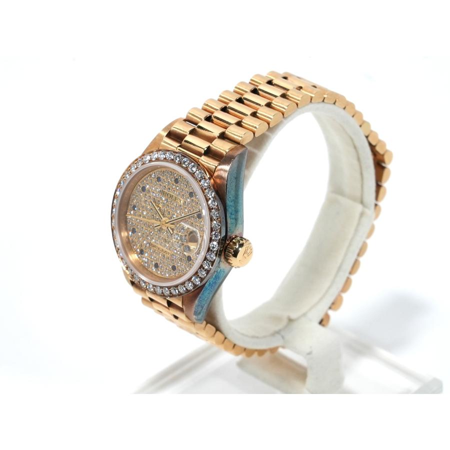 ロレックス デイトジャスト Ref.69138 イエローゴールド パヴェダイヤx11Pサファイア文字盤 | デイトジャスト | 03