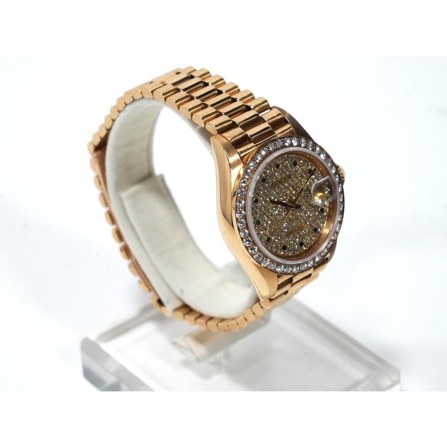 ロレックス デイトジャスト Ref.69138 イエローゴールド パヴェダイヤx11Pサファイア文字盤 | デイトジャスト | 04