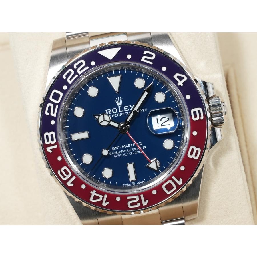 ロレックス GMTマスターII Ref.126719BLRO ホワイトゴールド ミッドナイトブルー文字盤 オイスターブレスレット | GMTマスター | 02