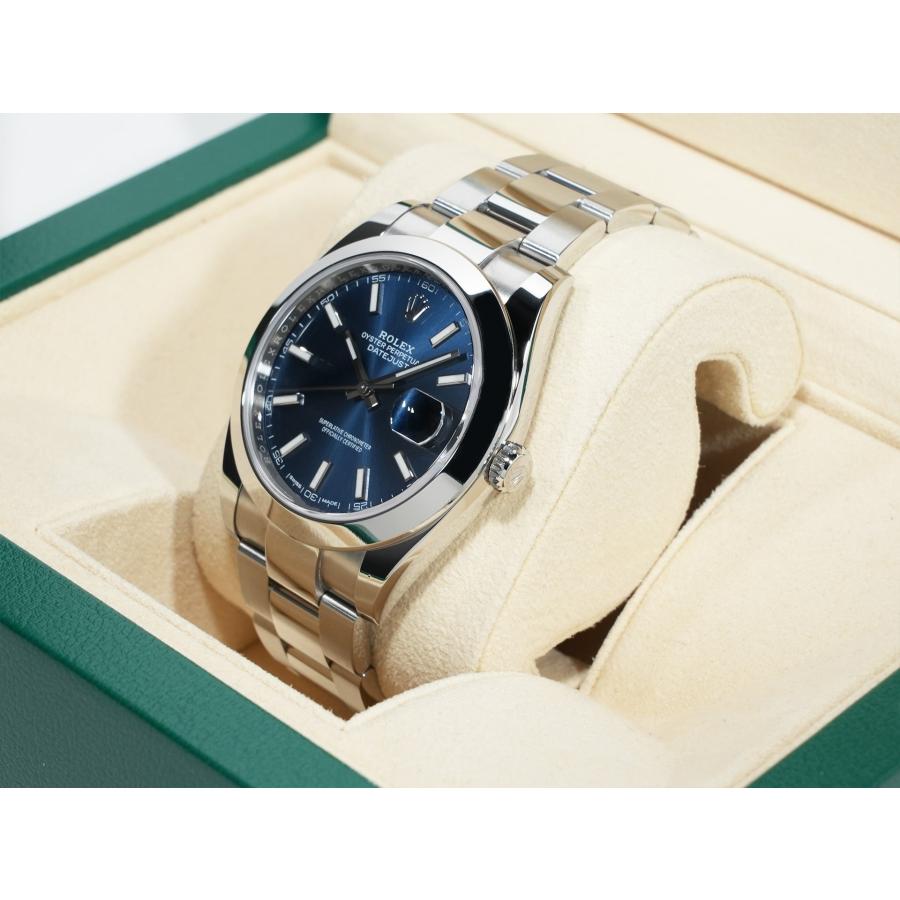 ロレックス デイトジャスト41 Ref.126300 ステンレススチール ブライトブルー文字盤 オイスターブレスレット | デイトジャスト | 03