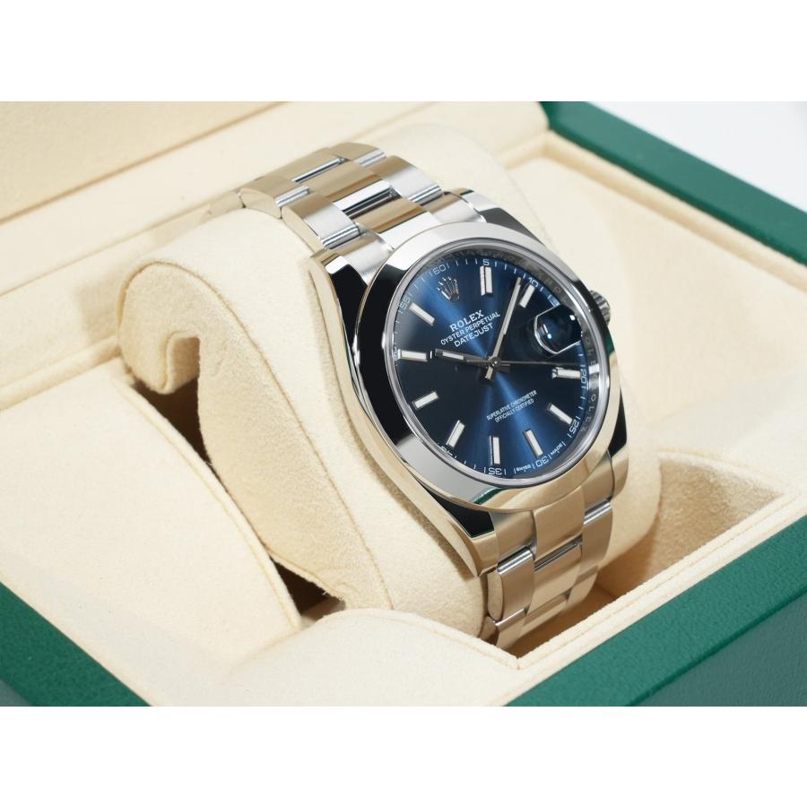 ロレックス デイトジャスト41 Ref.126300 ステンレススチール ブライトブルー文字盤 オイスターブレスレット | デイトジャスト | 04