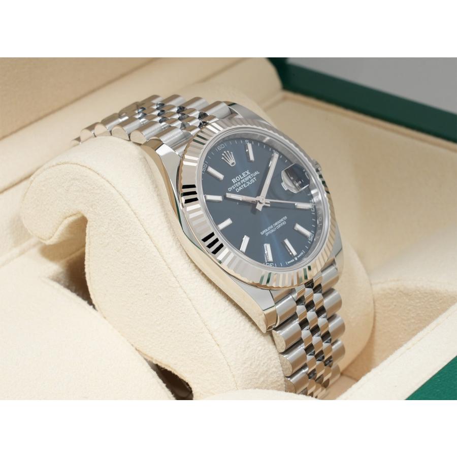 ロレックス デイトジャスト41 Ref.126334 ステンレススチール/ホワイトゴールド ブライトブルー文字盤 ジュビリーブレスレット | デイトジャスト | 04