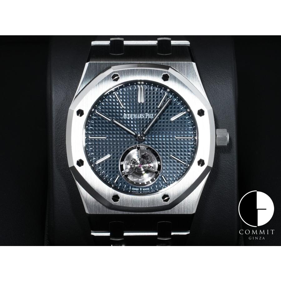 オーデマピゲ ロイヤル?オーク フライング トゥールビヨン エクストラ シン (RD#3) Ref.26670ST.OO.1240ST.02 ステンレススチール ブルー文字盤 | AUDEMARS PIGUET