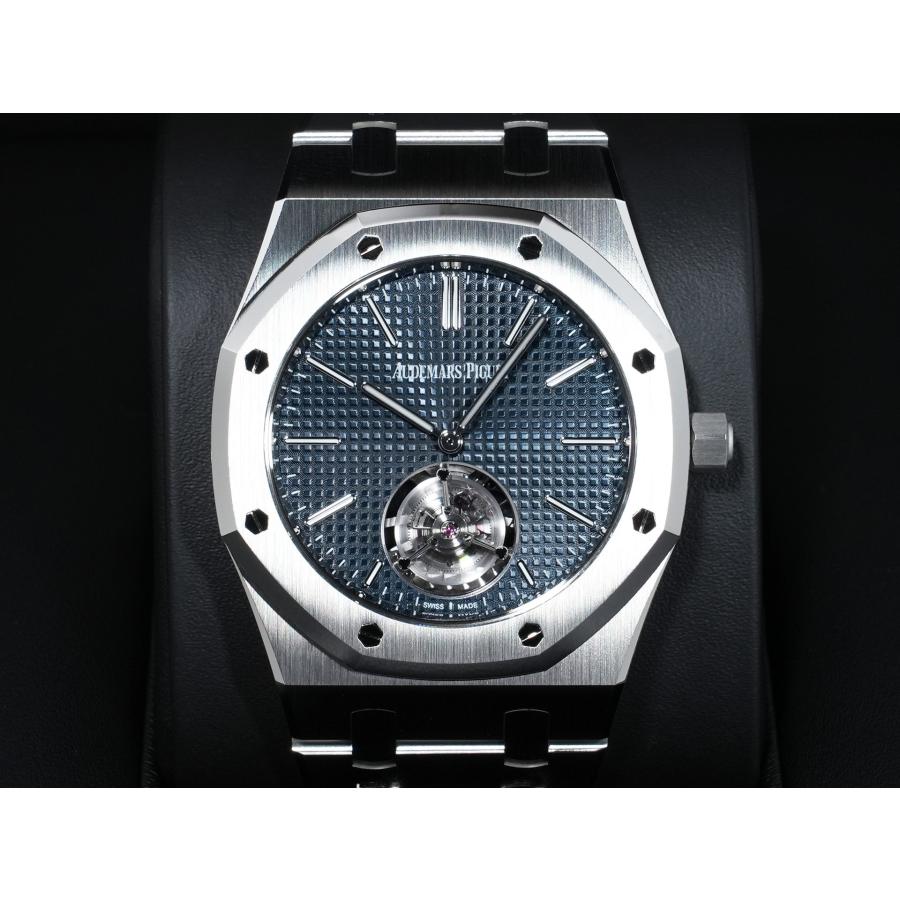 オーデマピゲ ロイヤル?オーク フライング トゥールビヨン エクストラ シン (RD#3) Ref.26670ST.OO.1240ST.02 ステンレススチール ブルー文字盤 | AUDEMARS PIGUET | 01