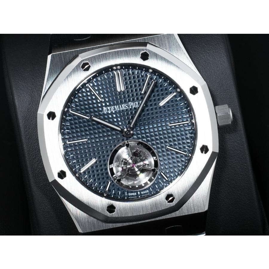 オーデマピゲ ロイヤル?オーク フライング トゥールビヨン エクストラ シン (RD#3) Ref.26670ST.OO.1240ST.02 ステンレススチール ブルー文字盤 | AUDEMARS PIGUET | 02