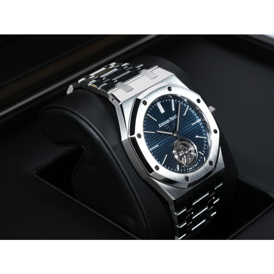オーデマピゲ ロイヤル?オーク フライング トゥールビヨン エクストラ シン (RD#3) Ref.26670ST.OO.1240ST.02 ステンレススチール ブルー文字盤 | AUDEMARS PIGUET | 04