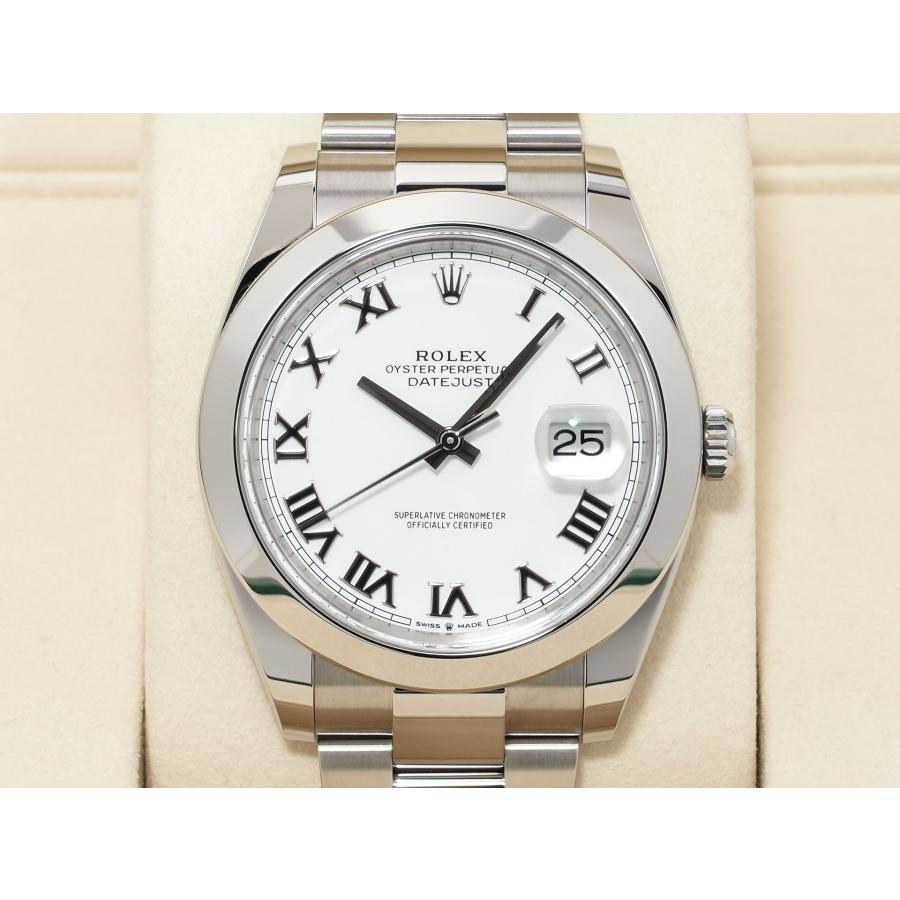 ロレックス デイトジャスト41 Ref.126300 ステンレススチール ホワイト文字盤 オイスターブレスレット | デイトジャスト | 01