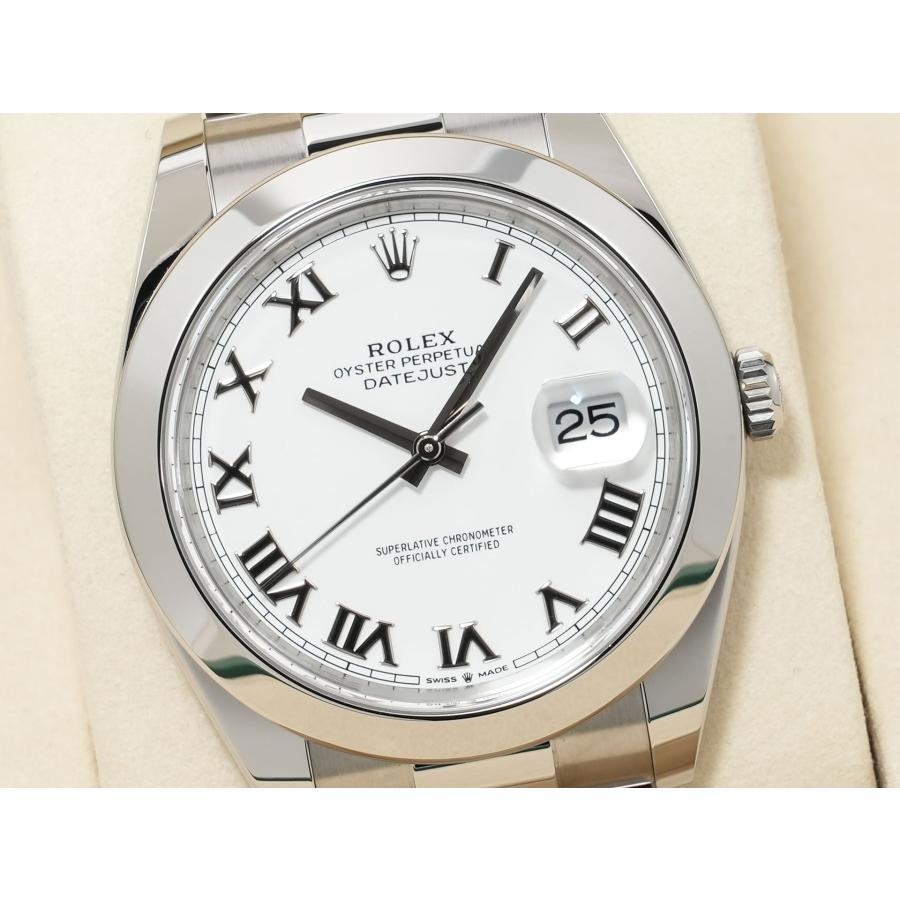 ロレックス デイトジャスト41 Ref.126300 ステンレススチール ホワイト文字盤 オイスターブレスレット | デイトジャスト | 02