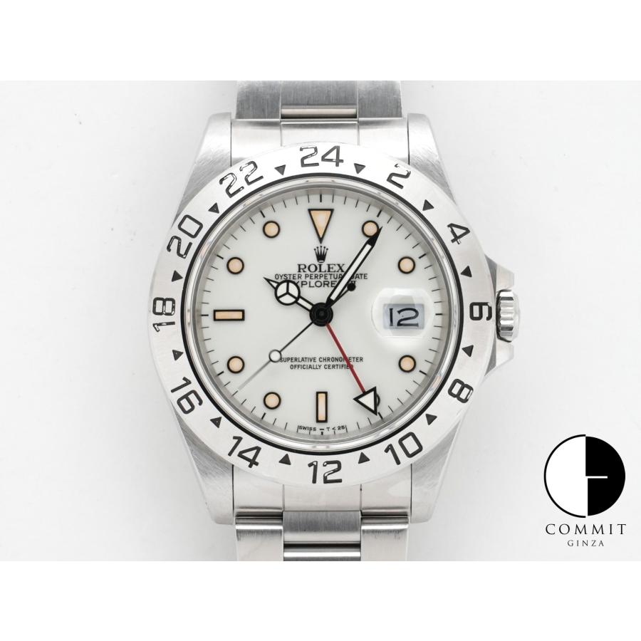 ロレックス エクスプローラーII Ref.16570 ステンレススチール ホワイト文字盤 オイスターブレスレット | エクスプローラーII