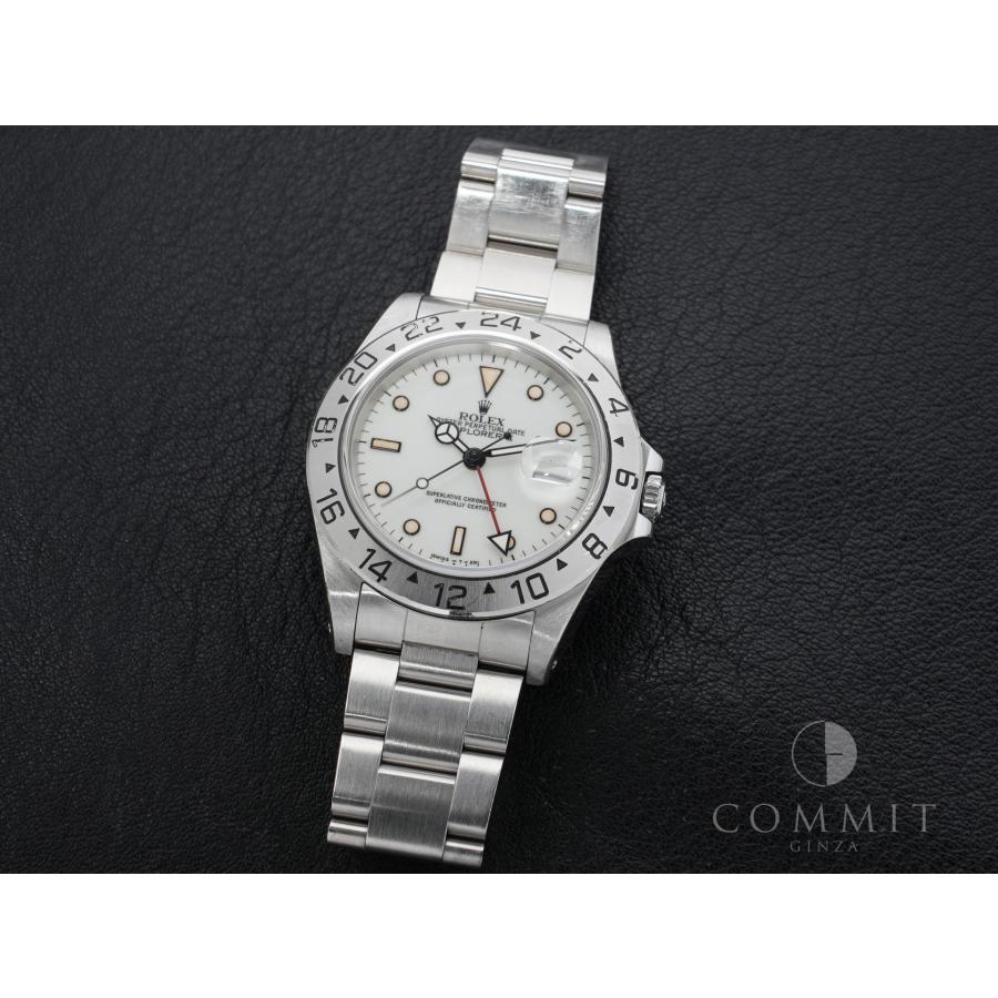 ロレックス エクスプローラーII Ref.16570 ステンレススチール ホワイト文字盤 オイスターブレスレット | エクスプローラーII | 10