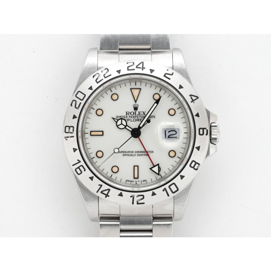 ロレックス エクスプローラーII Ref.16570 ステンレススチール ホワイト文字盤 オイスターブレスレット | エクスプローラーII | 01
