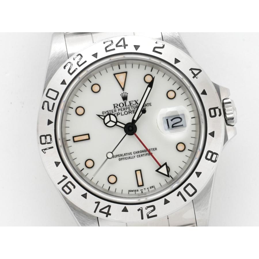 ロレックス エクスプローラーII Ref.16570 ステンレススチール ホワイト文字盤 オイスターブレスレット | エクスプローラーII | 02