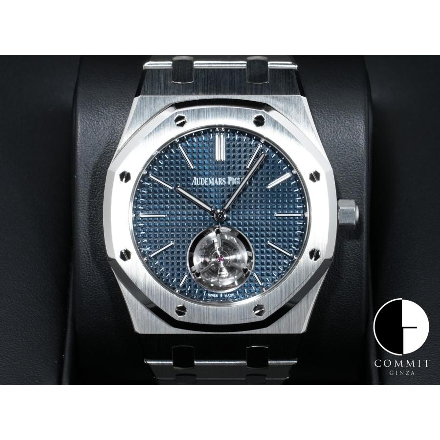 オーデマピゲ ロイヤルオーク フライング トゥールビヨン エクストラ シン (RD#3) Ref.26670ST.OO.1240ST.02 ステンレススチール ブルー文字盤 | ロイヤルオーク