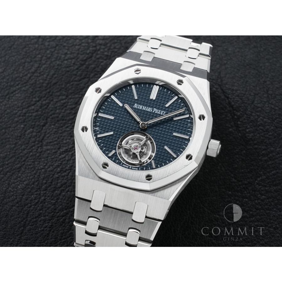 オーデマピゲ ロイヤルオーク フライング トゥールビヨン エクストラ シン (RD#3) Ref.26670ST.OO.1240ST.02 ステンレススチール ブルー文字盤 | ロイヤルオーク | 12
