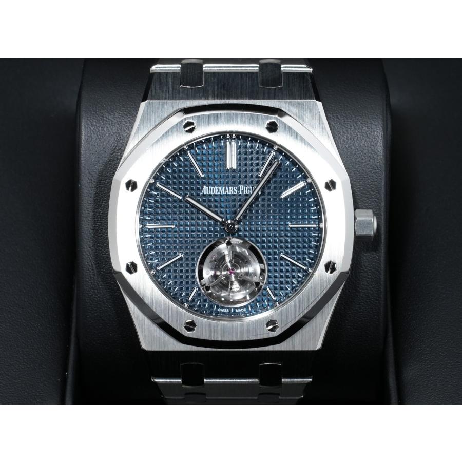 オーデマピゲ ロイヤルオーク フライング トゥールビヨン エクストラ シン (RD#3) Ref.26670ST.OO.1240ST.02 ステンレススチール ブルー文字盤 | ロイヤルオーク | 01