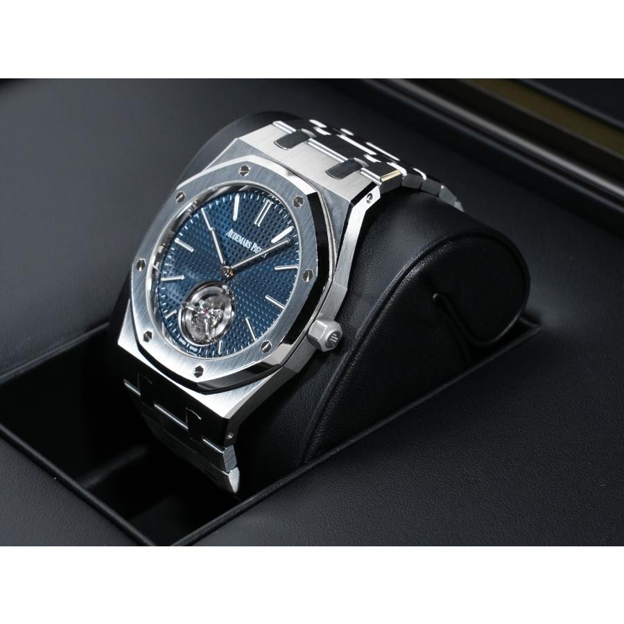 オーデマピゲ ロイヤルオーク フライング トゥールビヨン エクストラ シン (RD#3) Ref.26670ST.OO.1240ST.02 ステンレススチール ブルー文字盤 | ロイヤルオーク | 03
