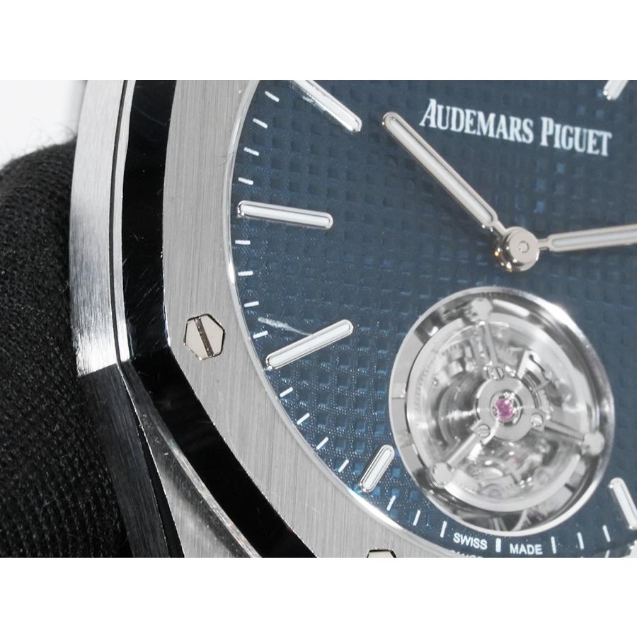 オーデマピゲ ロイヤルオーク フライング トゥールビヨン エクストラ シン (RD#3) Ref.26670ST.OO.1240ST.02 ステンレススチール ブルー文字盤 | ロイヤルオーク | 09