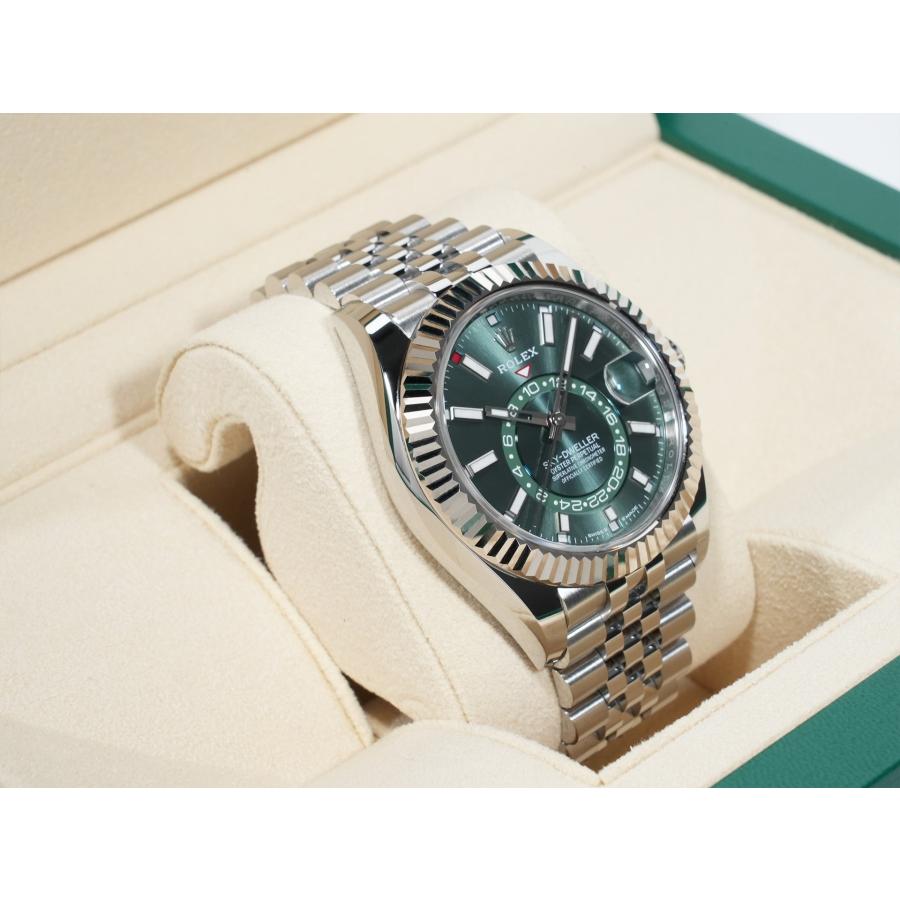 ロレックス スカイドゥエラー Ref.336934 ステンレススチール/ホワイトゴールド ミントグリーン文字盤 ジュビリーブレスレット | スカイドゥエラー | 04