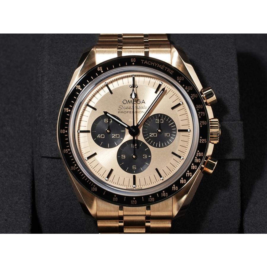 オメガ スピードマスター ムーンウォッチ プロフェッショナル Ref.310.60.42.50.99.002 MOONSHINE GOLD シャンパン文字盤 | OMEGA | 01